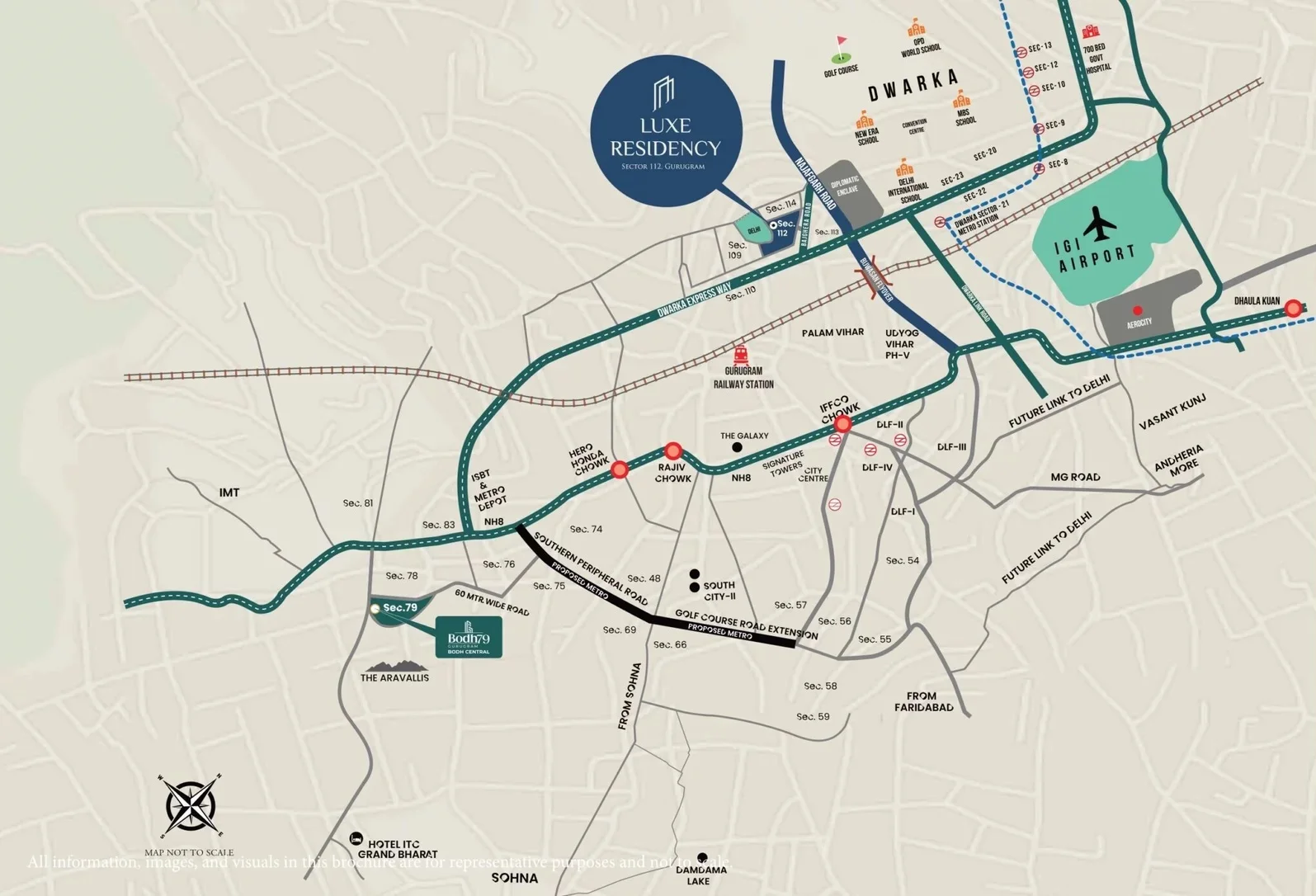 4S Aster Avenue Location Map
